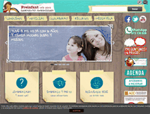 Tablet Screenshot of preinfant.org